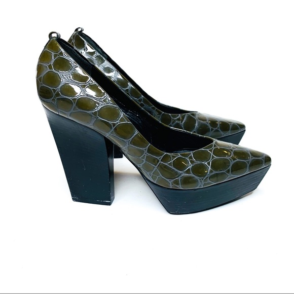 Jil Sander Pointed Toe Platform Blade Heels size 8 - Picture 7 of 8